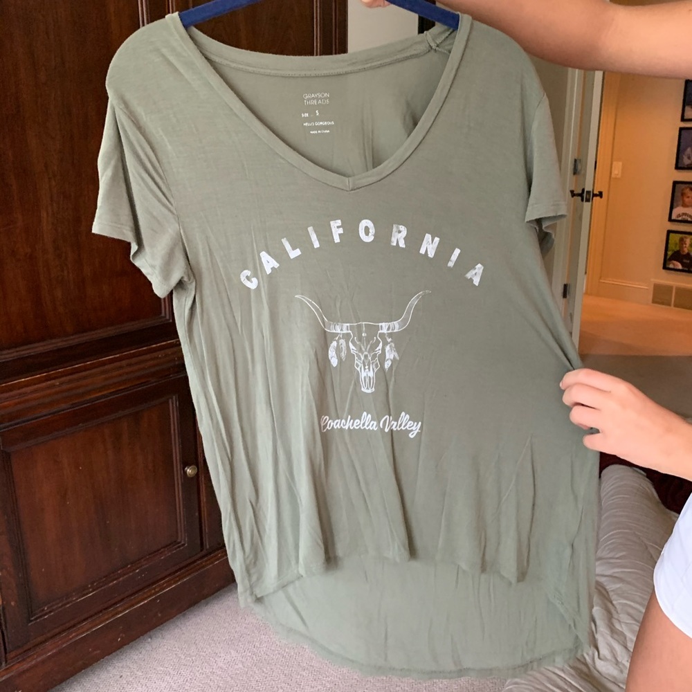 Army Green “California” T-Shirt